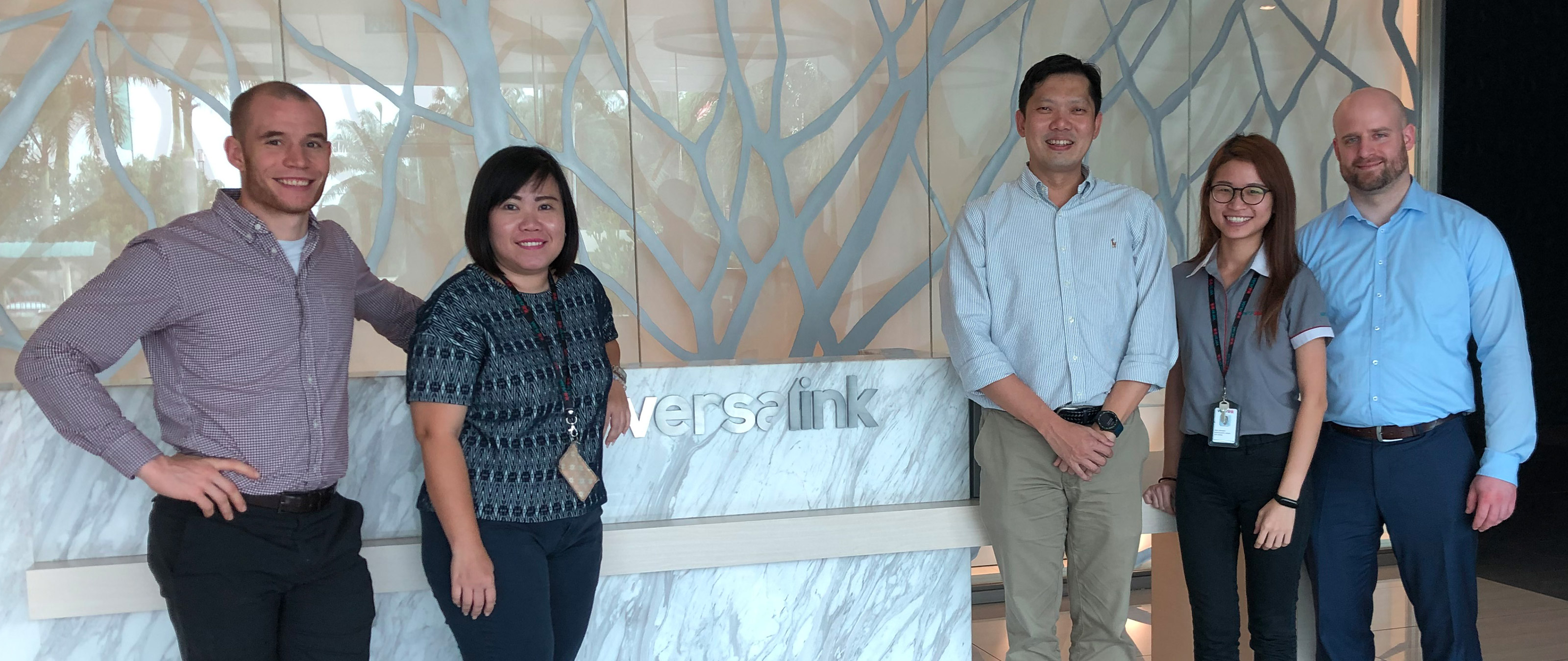 Responsible persons from Versalink in Controlling and Sales