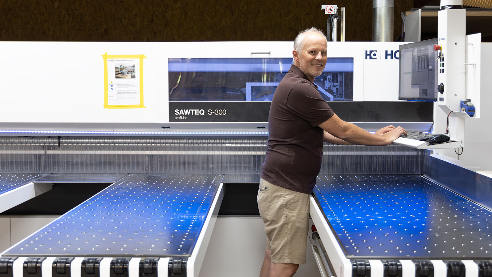 Markus Vogel avec la SAWTEQ S-300