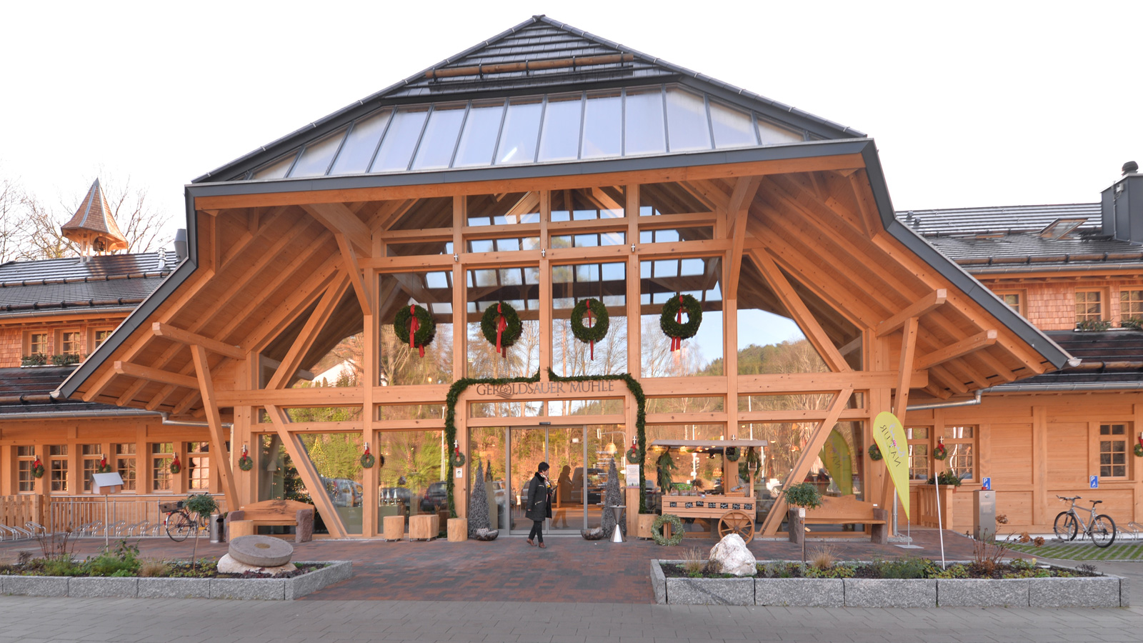 Weingärtner Holzbau hat die gesamte Geroldsauer Mühle mit der WEINMANN Abbundmaschine WBS 140 abgebunden
