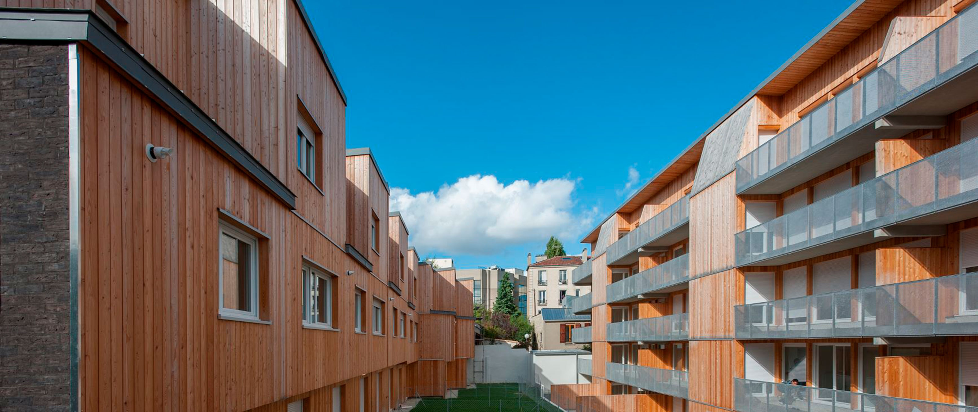 Construction multi-étages en bois de Socopa