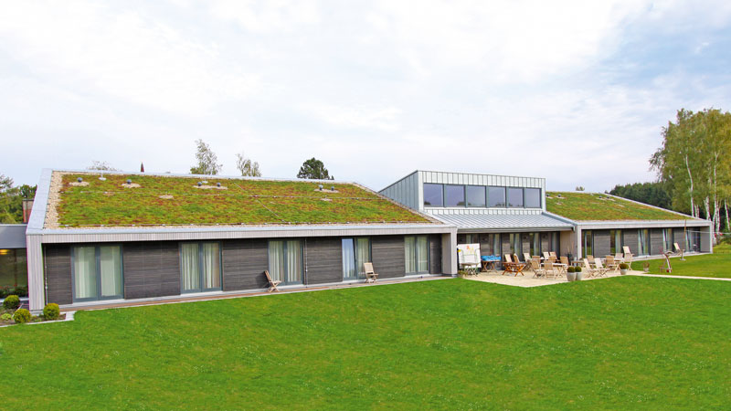 Hospital in timber construction of Zimmerei Hamdorf