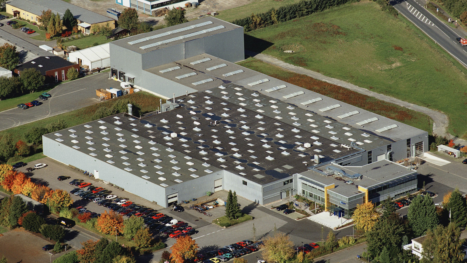 Das Firmengelände der Brandt Kantentechnik GmbH, Lemgo.