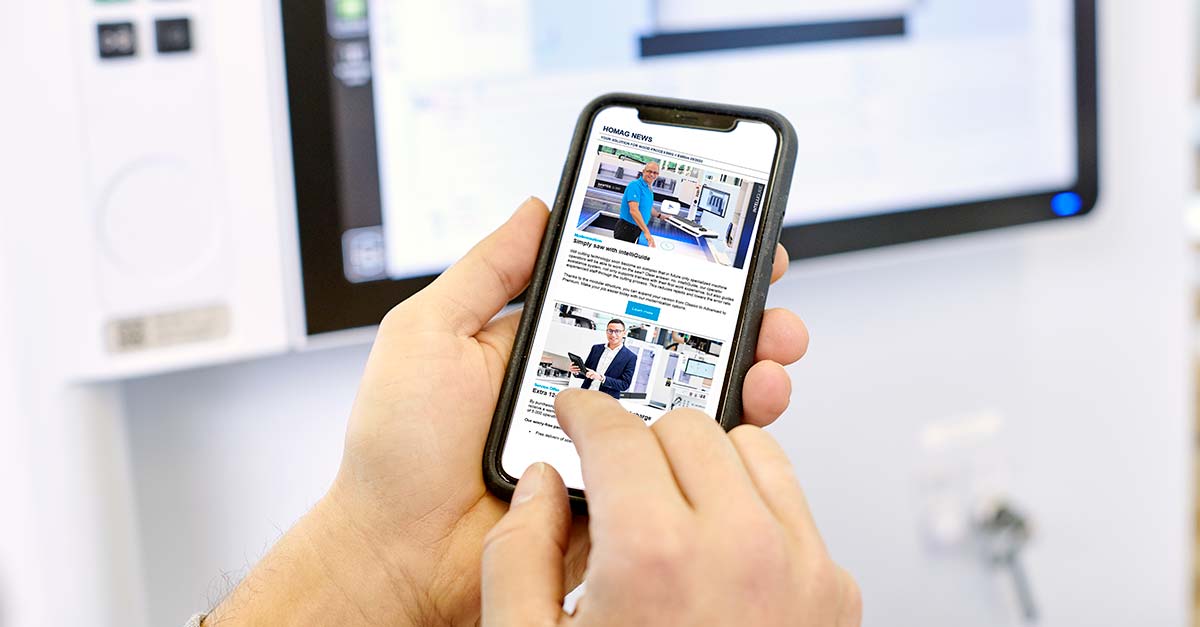 HOMAG Email Newsletter