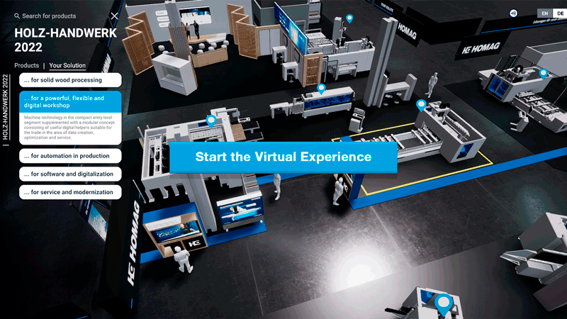 Virtueller Messerundgang auf unserem Messestand der Holz-Handwerk Virtueller Messerundgang auf unserem Messestand der Holz-Handwerk