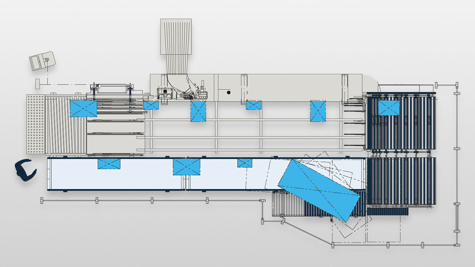 Return conveyor LOOPTEQ O-500 | HOMAG