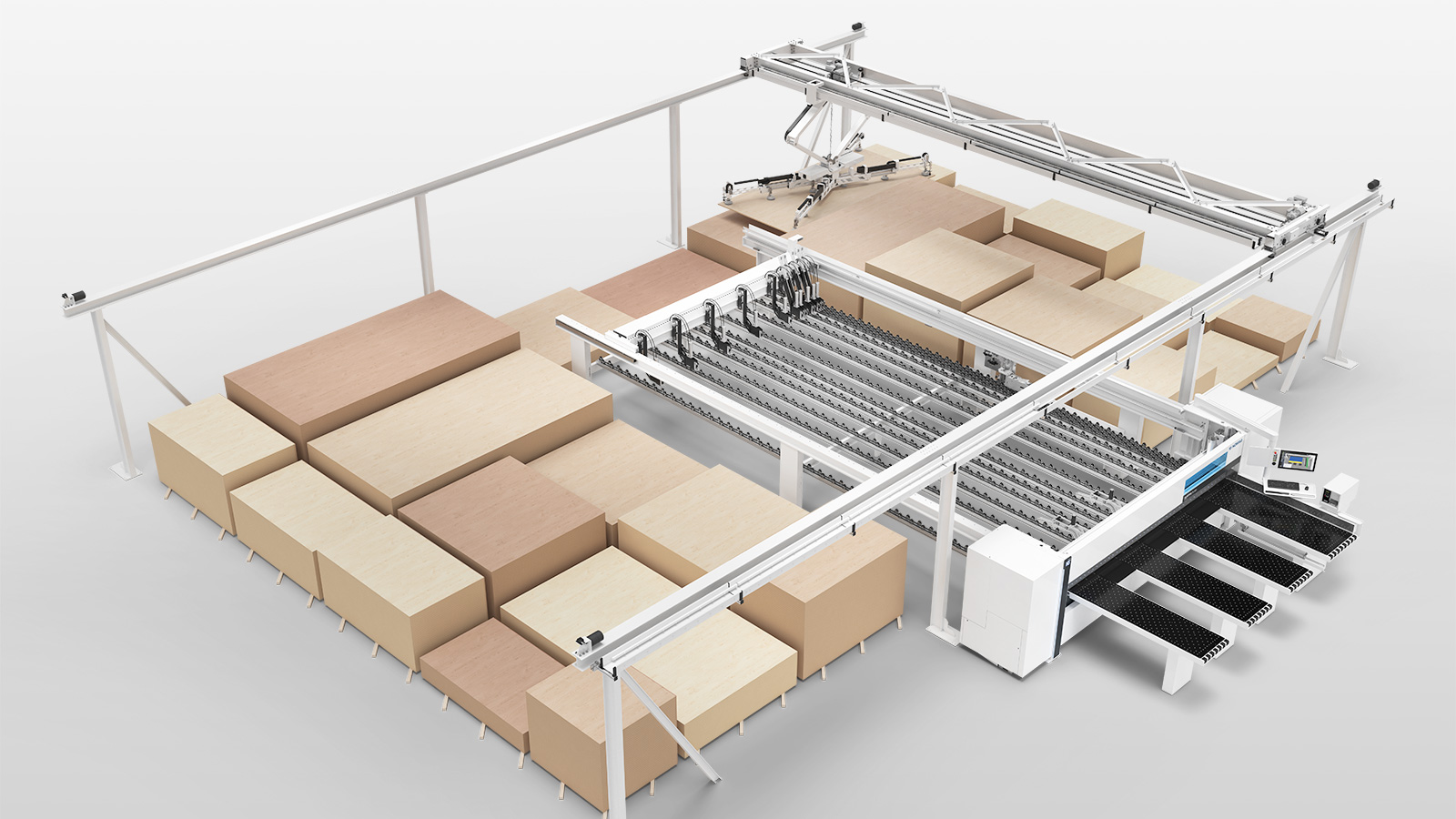 Horizontal storage system STORETEQ S-200 | HOMAG