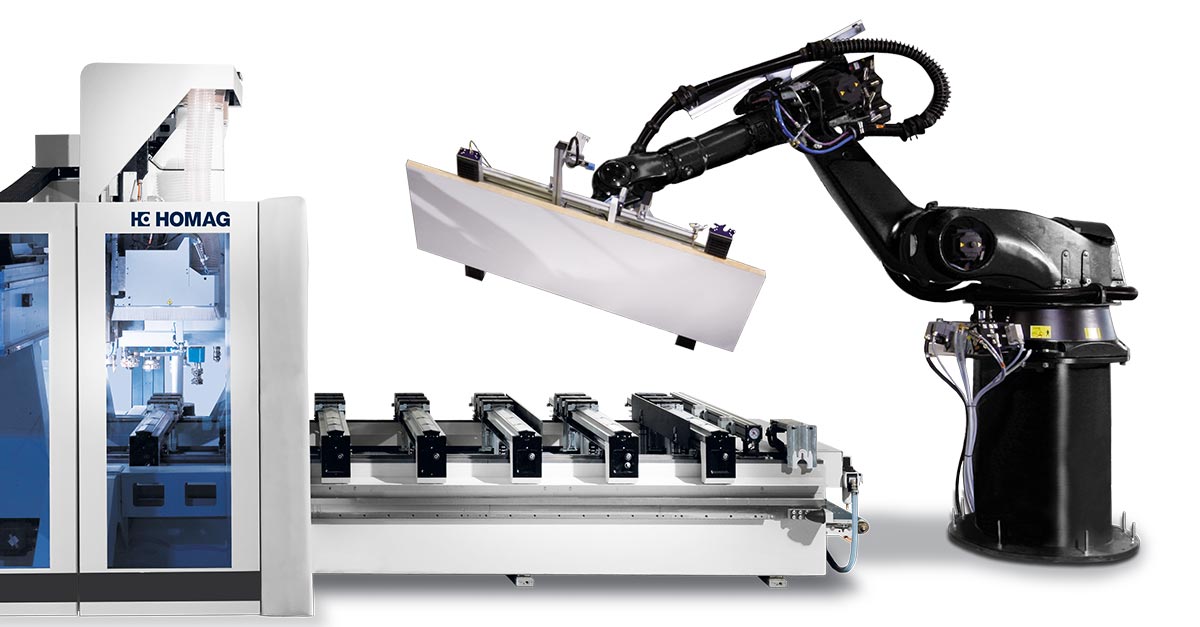Robots in Woodworking Roboter in der Holzbearbeitung