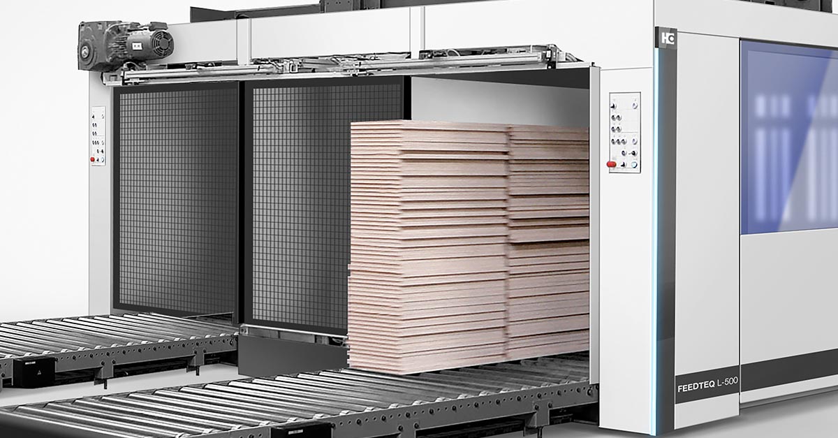 High-performance feed and stacking systems for the wood and furniture industry