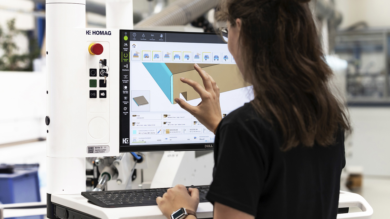 Echte 3D-Werkstücksimulation mit woodCommander 5