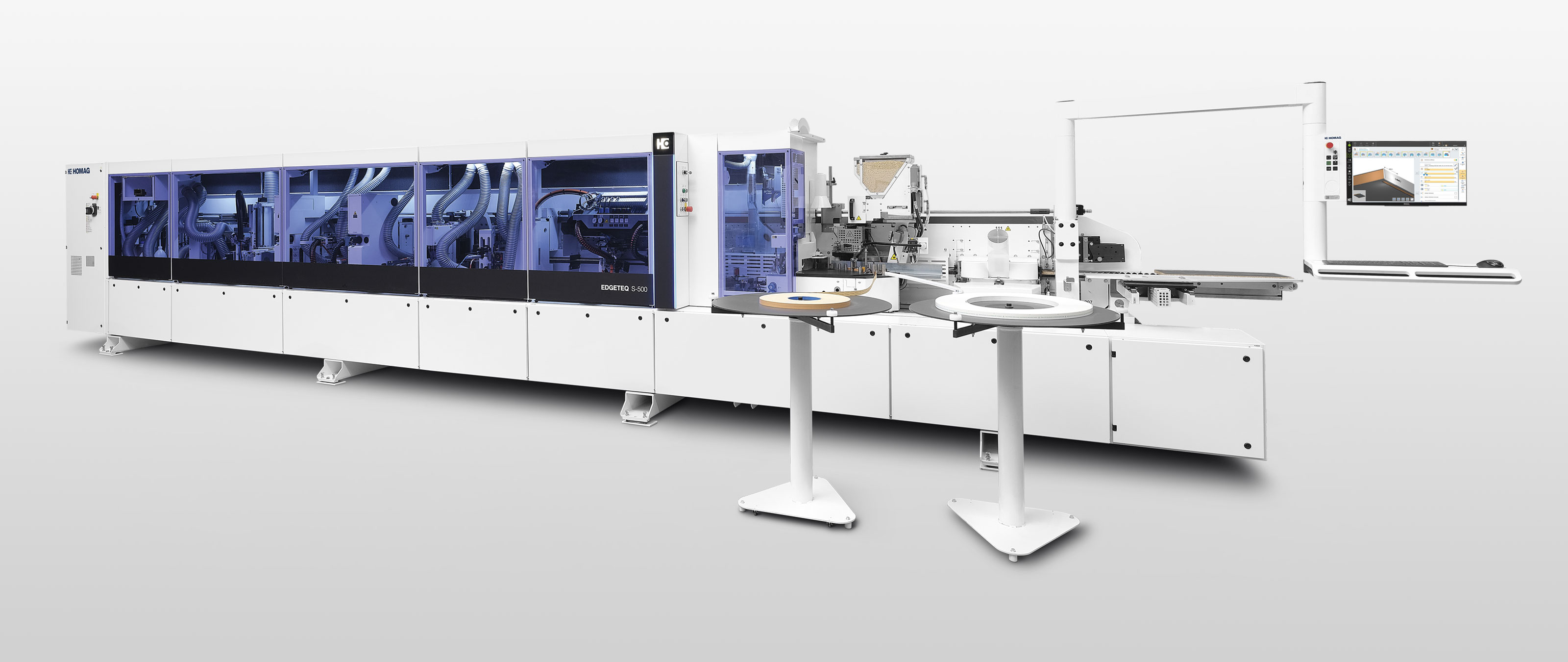 edge banding machines EDGETEQ S-500 HOMAG edge bander