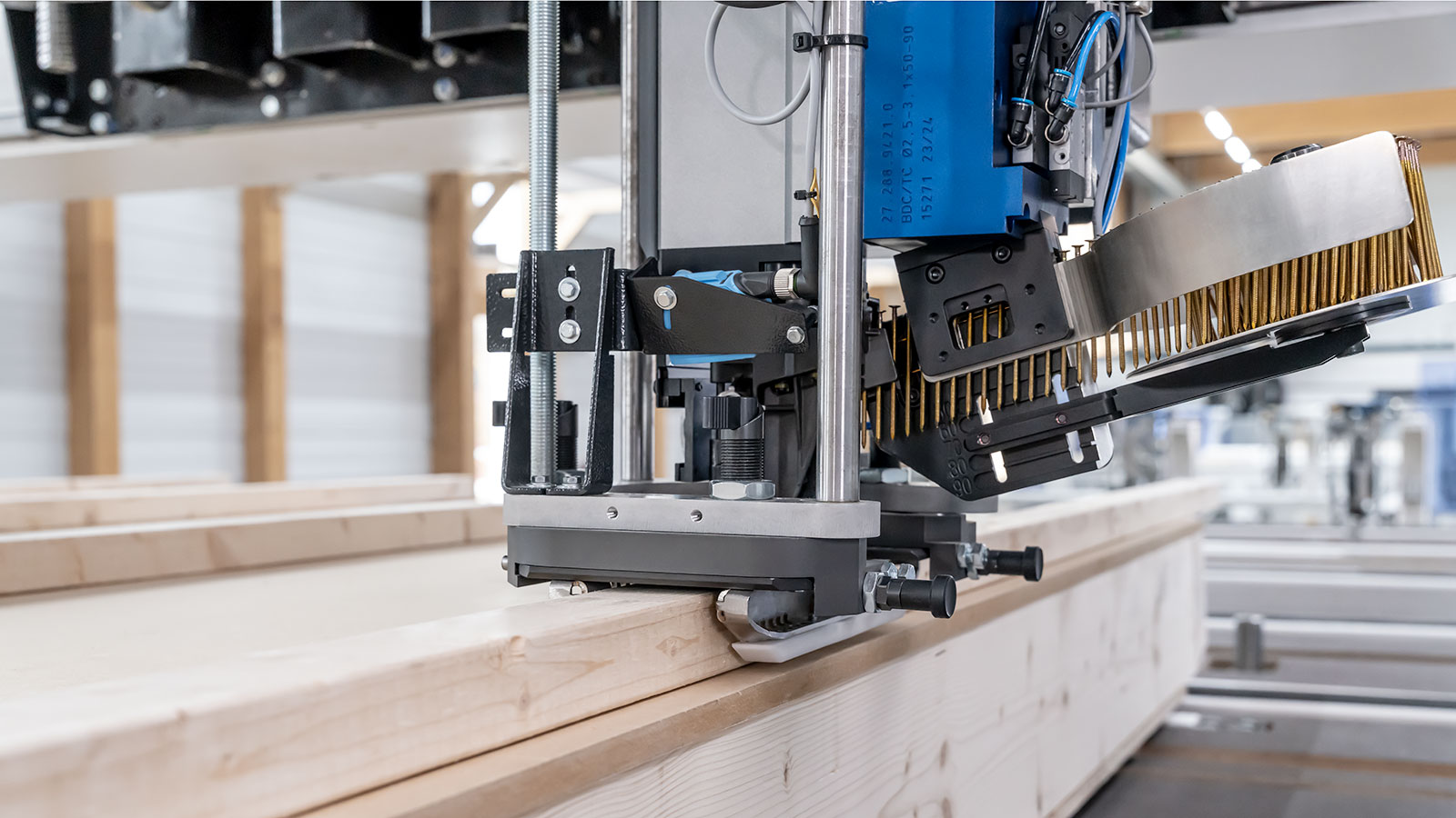 Zapata con listón en el puente multifuncional WEINMANN WALLTEQ