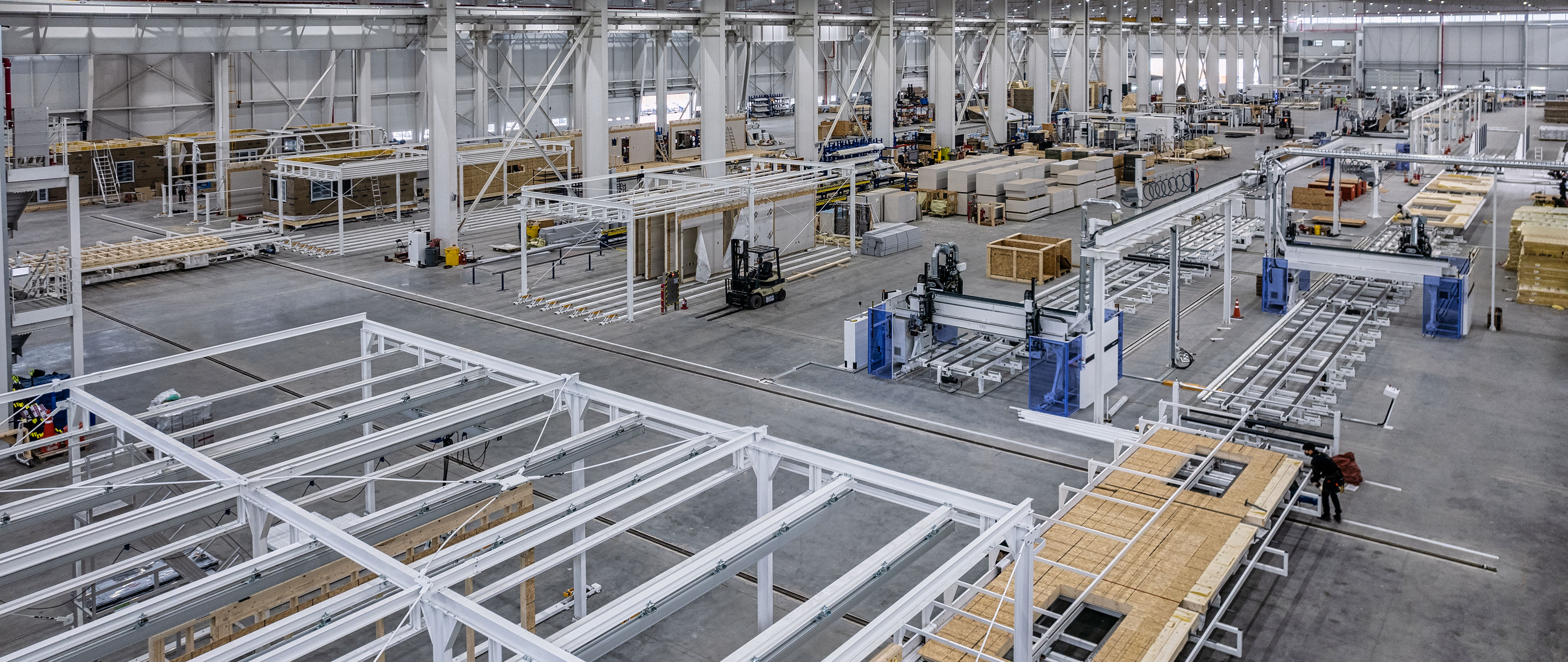 Produktionsanlage von Space Factory