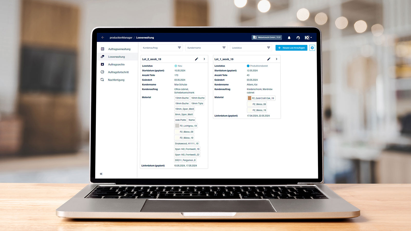 Ab jetzt im productionManager: Aufträge einfach und schnell zu Fertigungslosen zusammenfassen und intelligent bündeln!