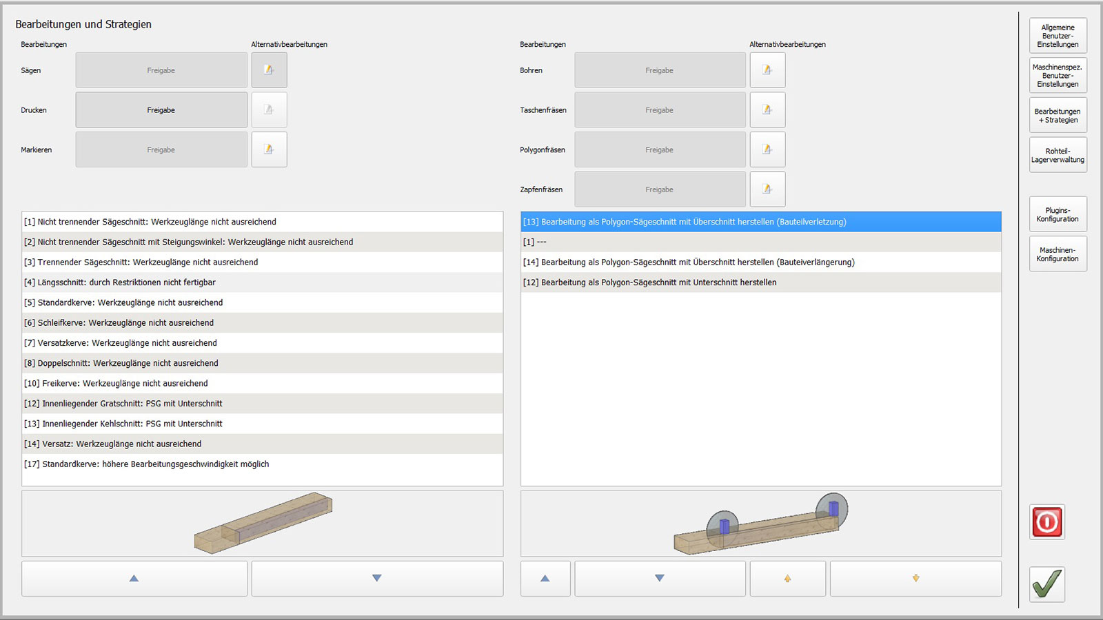 wupWorks 4 processing strategies
