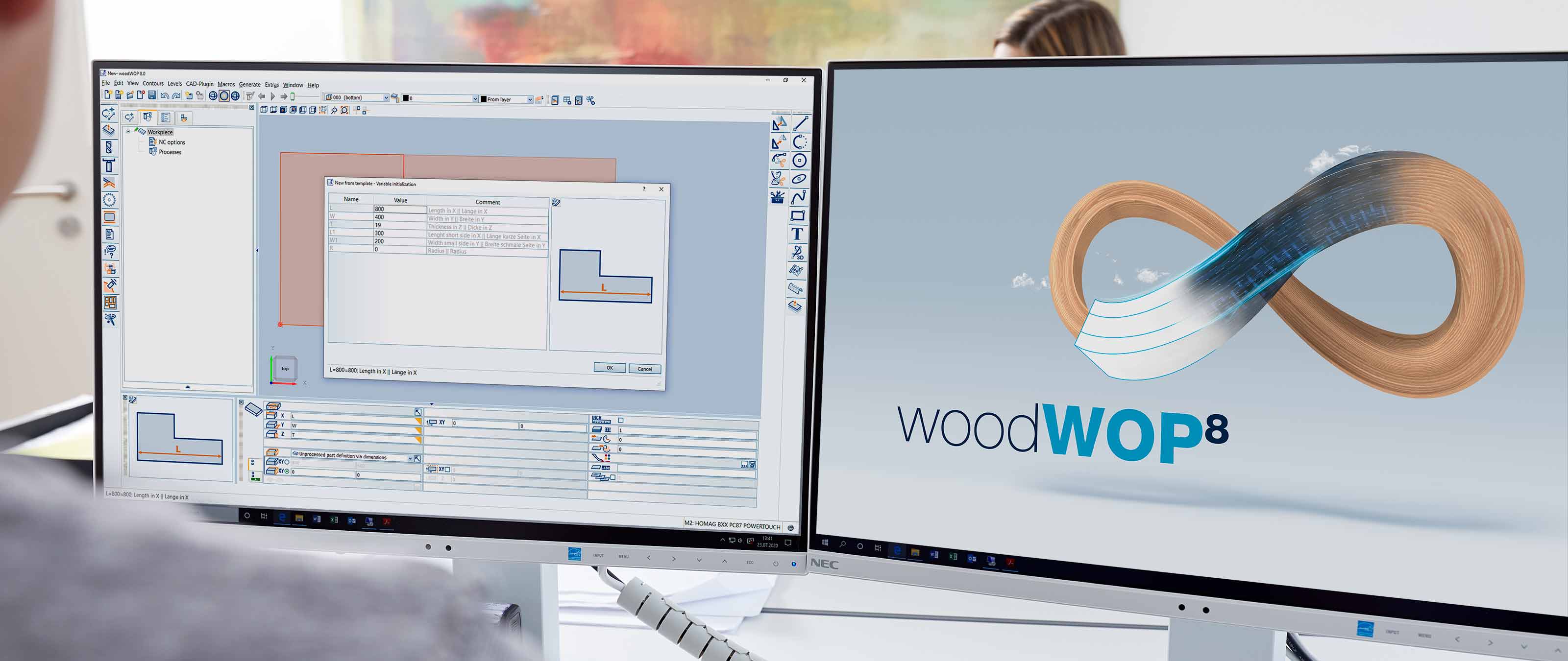 CNC Programming Software woodWOP | HOMAG