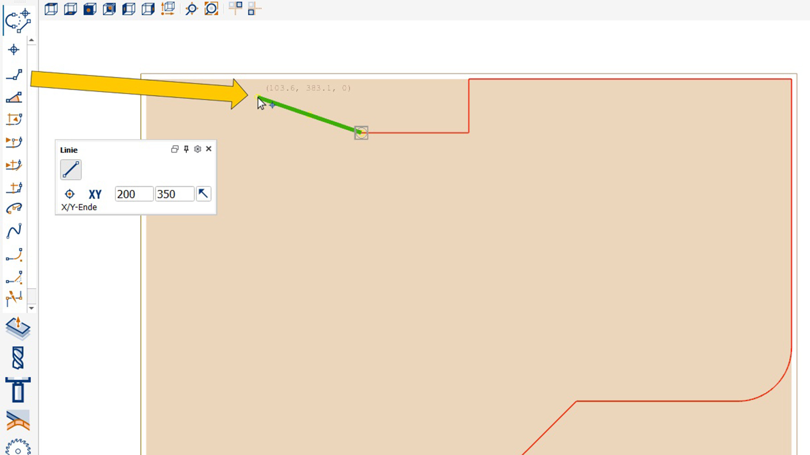 Intuitive drag & drop contour programming for faster and more efficient contour creation